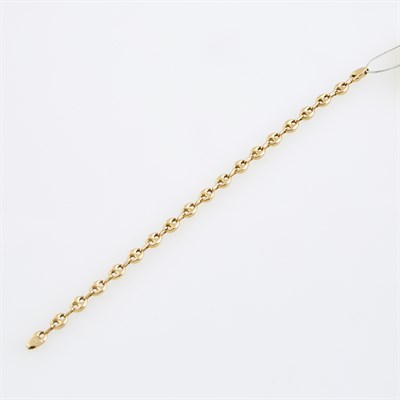 Lot 548 - Gold Flexible Bracelet, 14K 3 dwt., damaged