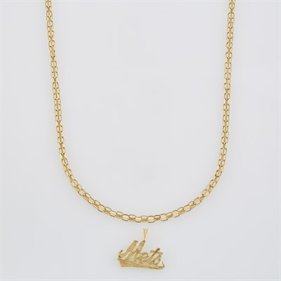 Lot 629 - Gold Pendant and Neck Chain, 14K 8 dwt., damaged