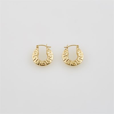 Lot 675 - Two Gold Earrings, 14K 2 dwt.