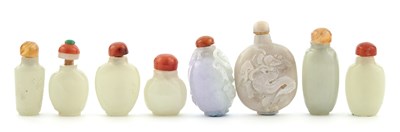 Lot 53 - A Group of Eight Chinese Miniature Snuff...