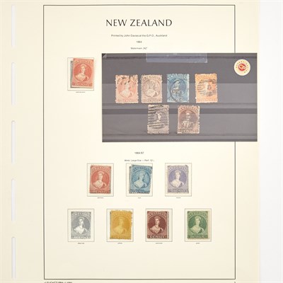 Lot 65 - New Zealand Postage Stamp Collection 1858 to...