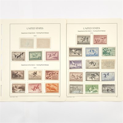 Lot 68 - United States Hunting Permits A near complete...