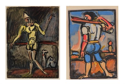 Lot 1097 - Georges Rouault (1871-1958) LE CLOWN JAUNE;...
