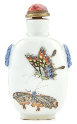 Lot 52 - A Fine Chinese Enameled Porcelain Snuff Bottle...