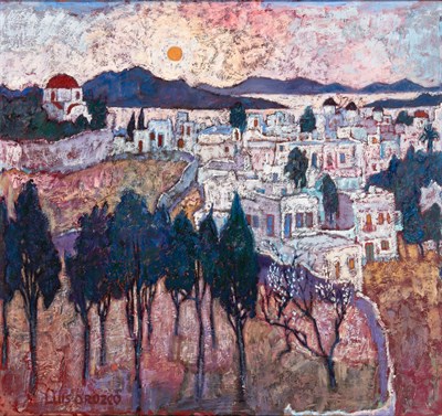 Lot 60 - Luis Orozco Mexican, 20th Century Greek Island,...