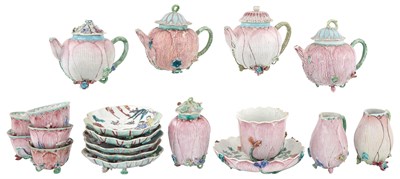 Lot 260 - Group of Chinese Export Porcelain Lotus Tea...