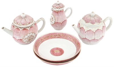 Lot 238 - Chinese Export Porcelain Lotus Partial Tea...