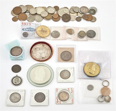 Lot 21 - Assortment of Coins, Medals and Tokens...