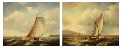 Lot 51 - Dutch School Early 20th Century Sailboats off...