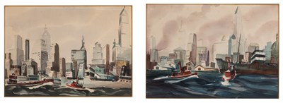 Lot 87 - American School 20th Century Views of...