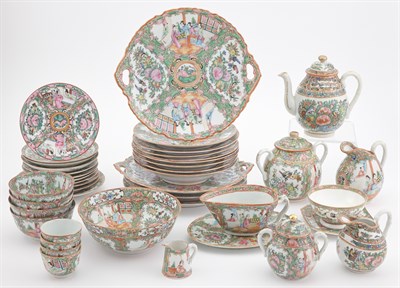 Lot 164 - Miscellaneous Group of Canton Rose Medallion...