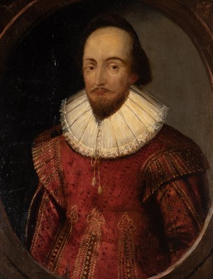 Lot 52 - English School Early 17th century Portrait of...