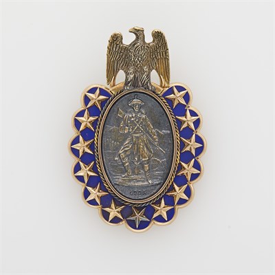 Lot 27 - Sons of the Revolution Pendant Antique medal...
