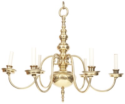 Lot 269 - Dutch Baroque Style Brass Finish Metal...