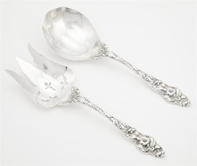 Lot 292 - American Sterling Silver Salad Serving Set...