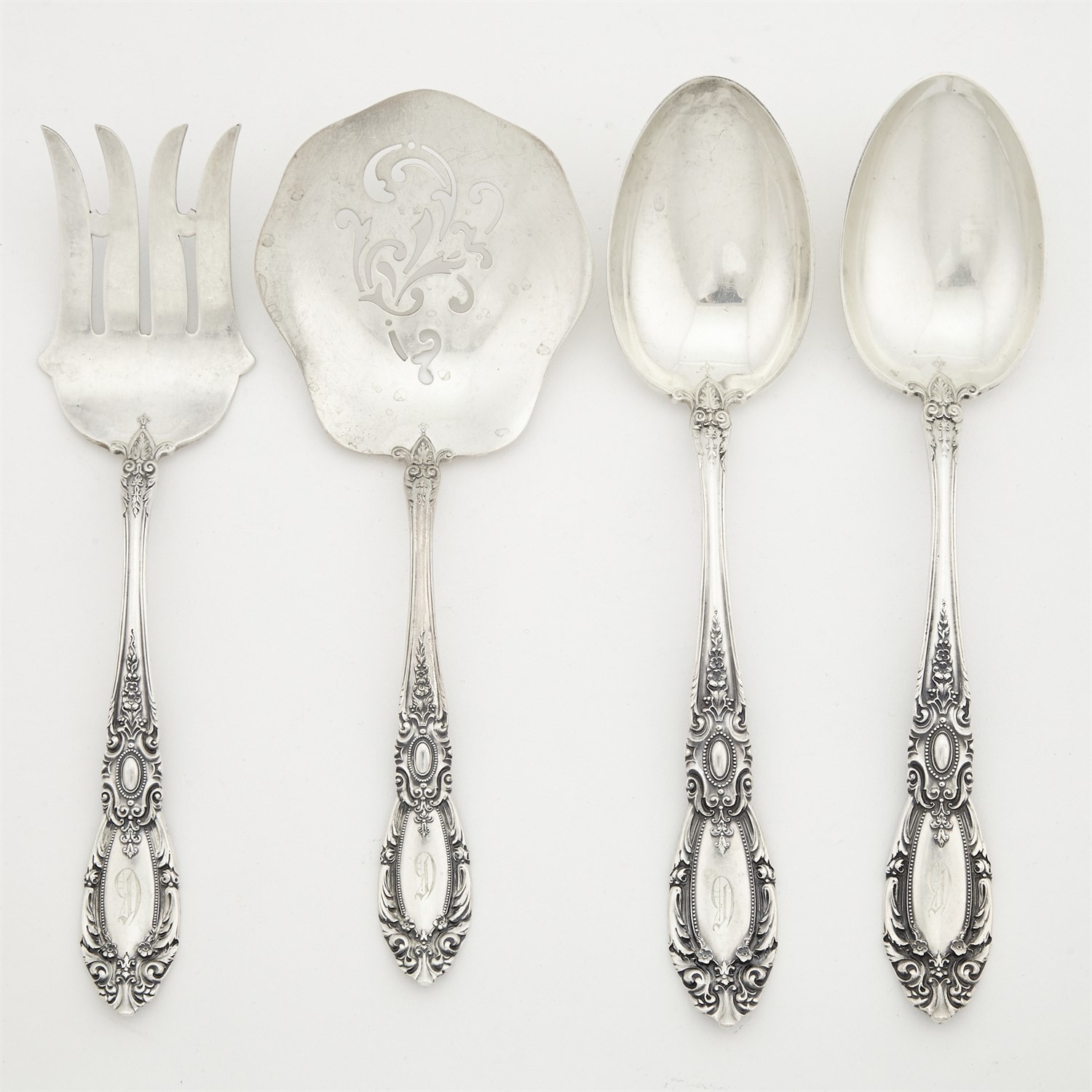 Lot 299 - Set of Four Towle Sterling Silver King Richard...