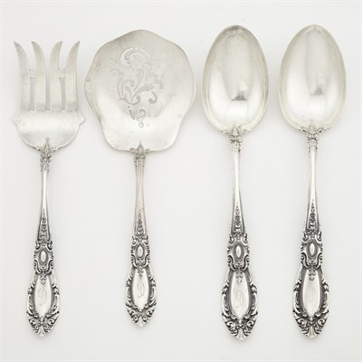 Lot 299 - Set of Four Towle Sterling Silver King Richard...