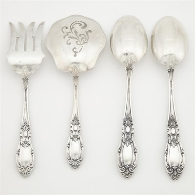 Lot 299 - Set of Four Towle Sterling Silver King Richard...