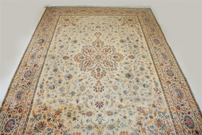 Lot 284 - Kashan Carpet Central Iran, second half of the...