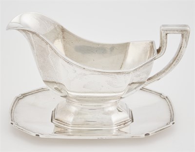 Lot 314 - Reed & Barton Sterling Silver Sauceboat and...