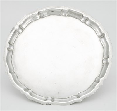 Lot 315 - Sterling Silver Chippendale Pattern Small Tray...