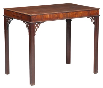 Lot 252 - George III Inlaid Mahogany Tea Table The...