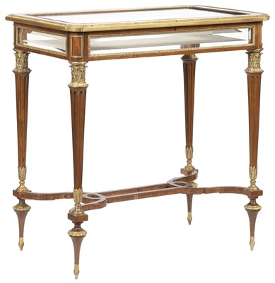 Lot 159 - Louis XVI Style Gilt-Bronze Mounted Parquetry...