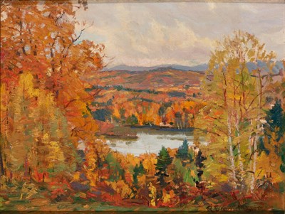 Lot 68 - Robert Emmett Owen American, 1878-1957 Lake in...