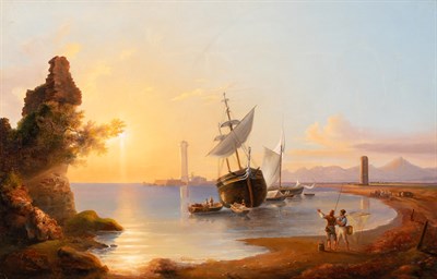 Lot 57 - Pietro Della Valle Italian, 1827-1891 View of...