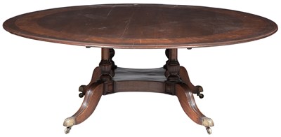 Lot 709 - George IV Style Beechwood and Oak Dining Table...