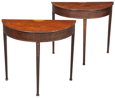 Lot 185 - Pair of George III Style Mahogany and...