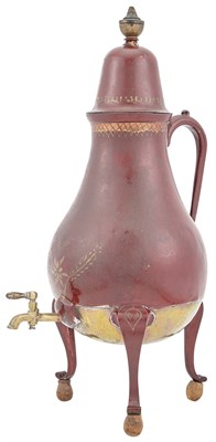 Lot 254 - Continental Tôle-Peinte Hot Water Urn Height...