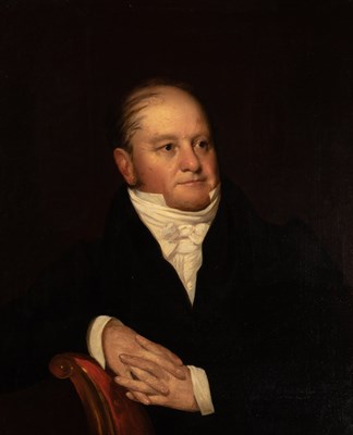 Lot 8 - Gilbert Stuart American, 1755-1828 Portrait of...
