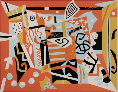 Lot 42 - After Stuart Davis HOT STILL-SCAPE FOR SIX...