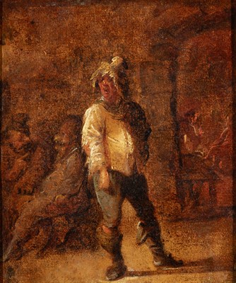 Lot 15 - Attributed to Adriaen Brouwer Boors in a...