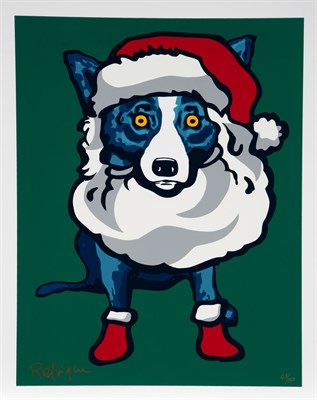 Lot 143 - George Rodrigue (1944-2013) HO HO HO Color...
