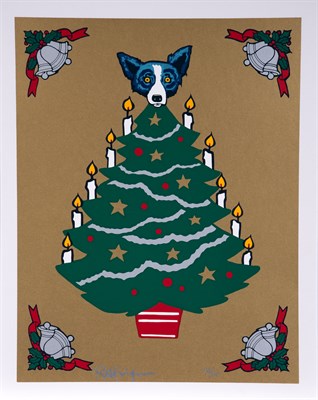 Lot 147 - George Rodrigue (1944-2013) TREE TOPPER Color...