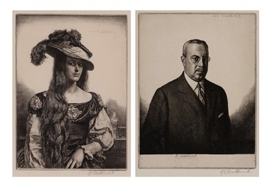 Lot 16 - Gerald Leslie Brockhurst (1890-1978) THE BLACK...