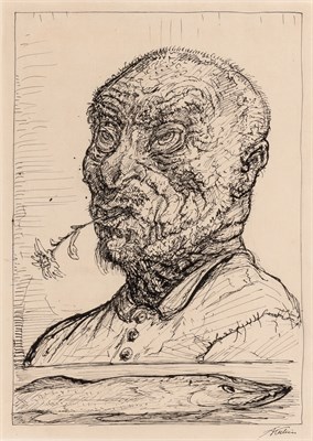 Lot 72 - Alfred Kubin Austrian, 1877-1959 Alter Mann...