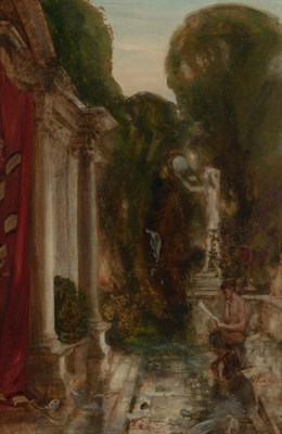 Lot 68 - Charles Sims British, 1873-1926 The Faun - an...