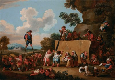 Lot 70 - Enrico Albrici Italian, 1714-1775 Dwarfs...