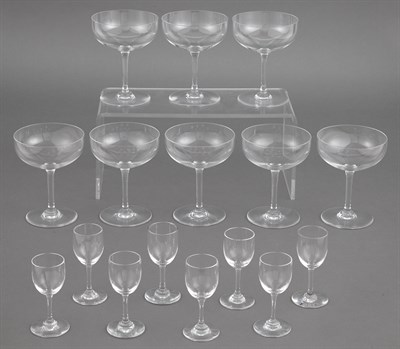 Lot 358 - Baccarat Glass Partial Stemware Service...