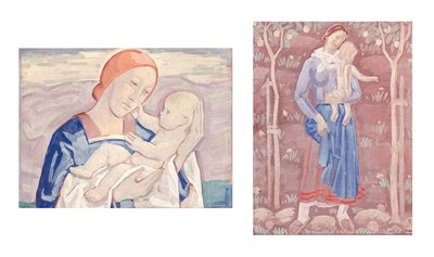 Lot 16 - Ferdinand Andri Austrian, 1871-1956 Mother and...