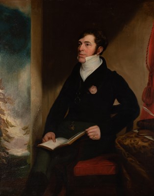 Lot 13 - American School 19th Century Portrait of a...