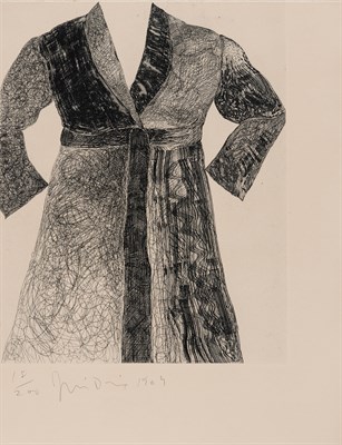 Lot 49 - Jim Dine (b. 1935) BATHROBE (GALERIE MIKRO 26)...