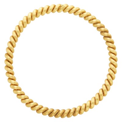 Lot 62 - Gold 'San Marco' Link Necklace