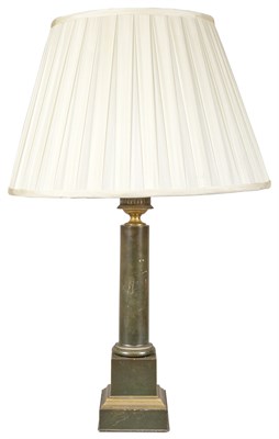 Lot 49 - French Gilt Bronze Mounted Tole Carcel Lamp...