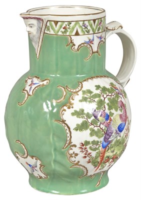 Lot 146 - Worcester Style Porcelain Water Pitcher 19th...
