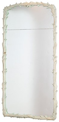 Lot 147 - Louis XV Style Painted Wood Mirror With a...