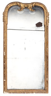 Lot 145 - George I Gilt-Gesso Pier Mirror The beveled...